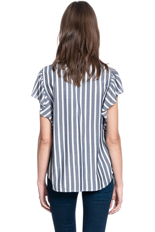 BLUZKA DAMSKA MUSTANG Enza Stripe Blouse 1009468 11696