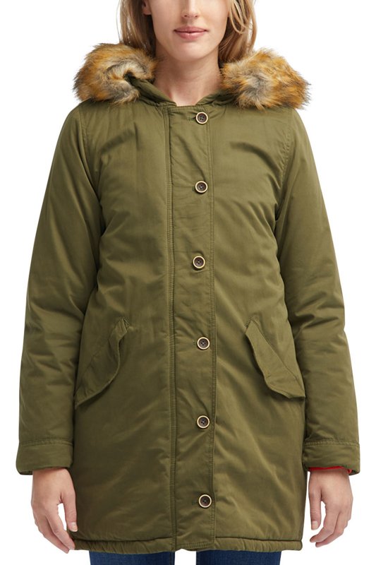 DAMSKA KURTKA ZIMOWA MUSTANG PARKA IVY GREEN 1006132 6421