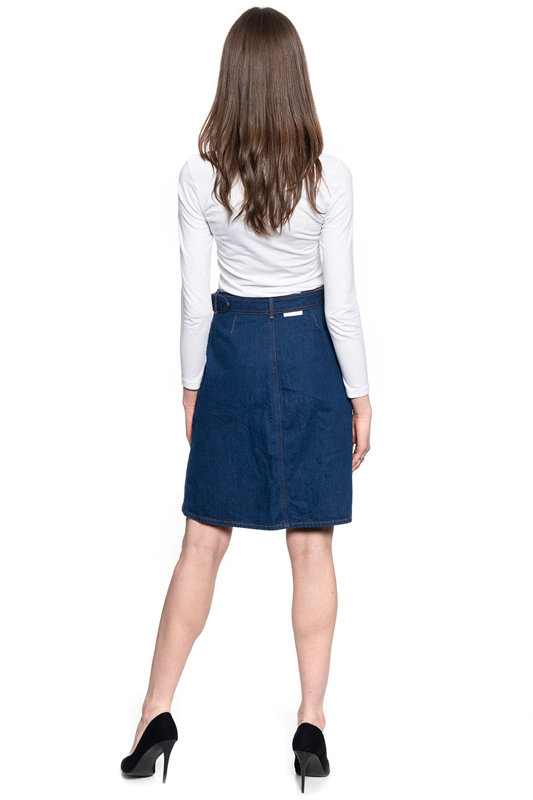 DAMSKA SPÓDNICA JEANSOWA LEE BELTED SKIRT  L38IKE36