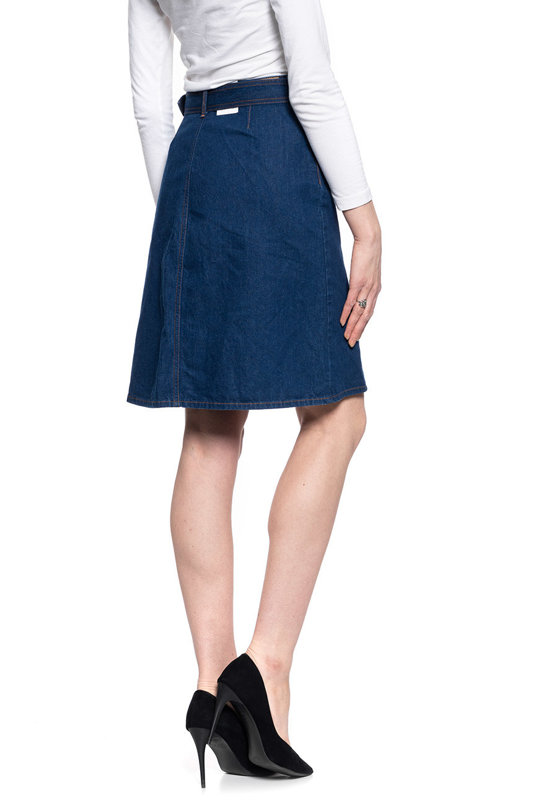 DAMSKA SPÓDNICA JEANSOWA LEE BELTED SKIRT  L38IKE36