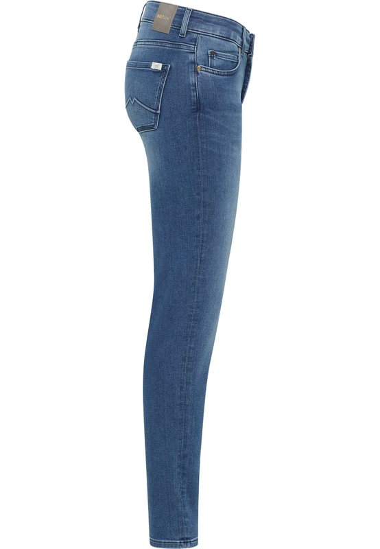 DAMSKIE SPODNIE JEANSOWE JEANSY MUSTANG CROSBY RELAXED SLIM DENIM BLUE 1013592 5000 702