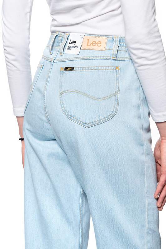 DAMSKIE SPODNIE JEANSOWE LEE ELASTICATED MOM L30MGGQB