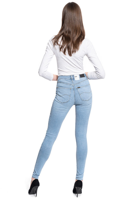 DAMSKIE SPODNIE JEANSOWE LEE Ivy LIGHT BARRY L32EKJZW