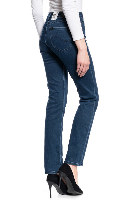 DAMSKIE SPODNIE JEANSOWE LEE Marion Straight DARK JONI L301PHWV