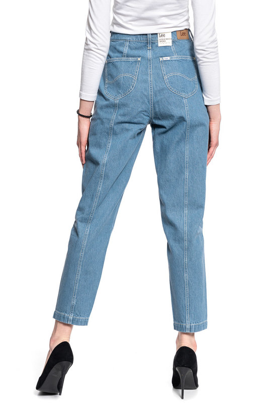 DAMSKIE SPODNIE JEANSOWE LEE Panelled Stella Tape GREY BALA L30QMMOJ