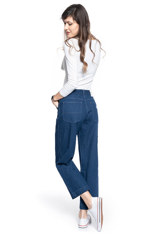 DAMSKIE SPODNIE JEANSOWE LEE WIDE LEG CARPENTER L31HKEIV