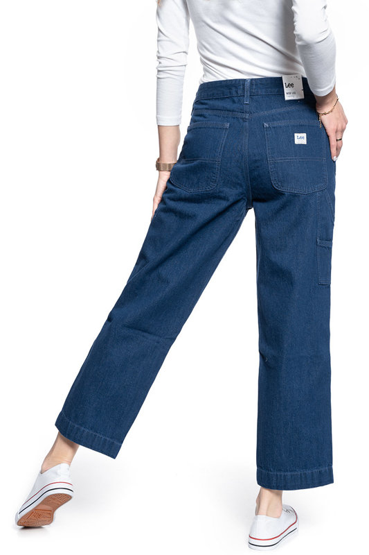 DAMSKIE SPODNIE JEANSOWE LEE WIDE LEG CARPENTER L31HKEIV