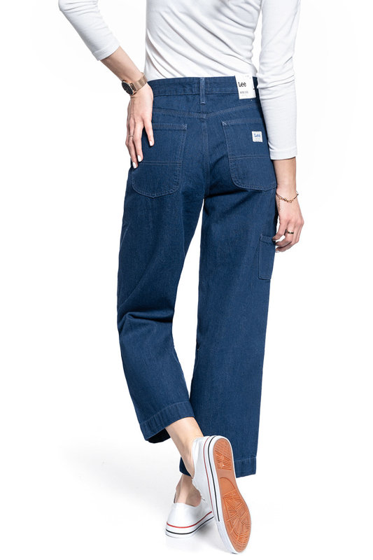 DAMSKIE SPODNIE JEANSOWE LEE WIDE LEG CARPENTER L31HKEIV