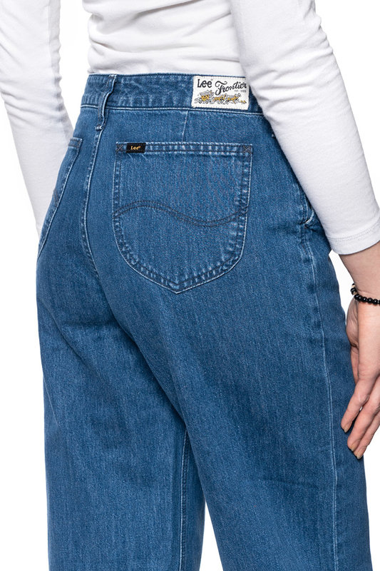 DAMSKIE SPODNIE JEANSOWE LEE WIDE LEG L31RKEGT