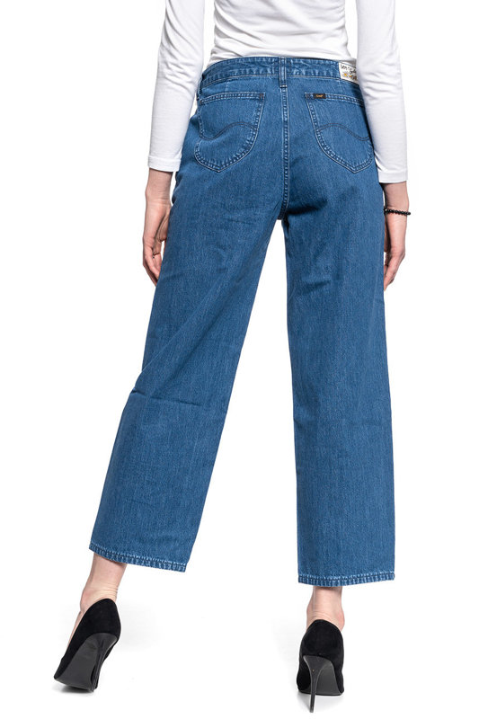 DAMSKIE SPODNIE JEANSOWE LEE WIDE LEG L31RKEGT