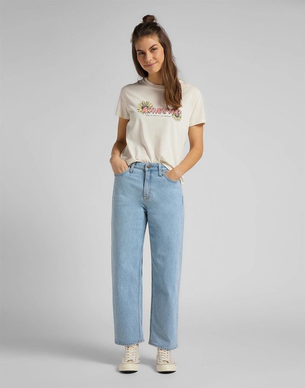 DAMSKIE SPODNIE JEANSOWE LEE WIDE LEG LIGHT ALTON L30SMWJU