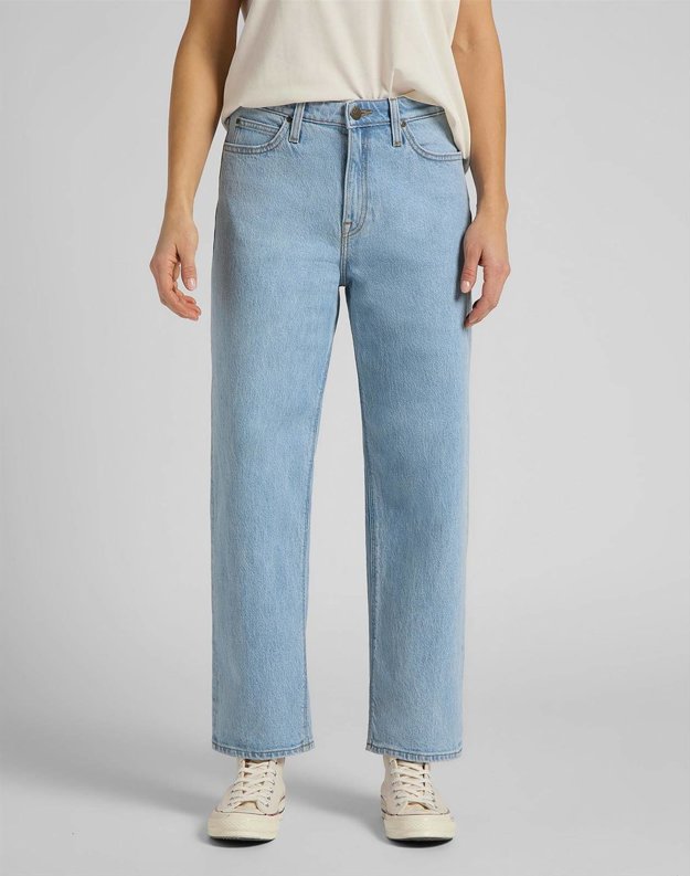 DAMSKIE SPODNIE JEANSOWE LEE WIDE LEG LIGHT ALTON L30SMWJU