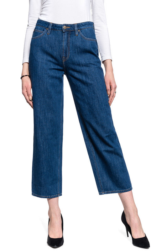 DAMSKIE SPODNIE JEANSOWE LEE Wide Leg RINSE L30SNA36