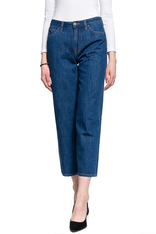 DAMSKIE SPODNIE JEANSOWE LEE Wide Leg RINSE L30SNA36