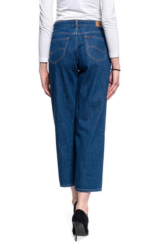 DAMSKIE SPODNIE JEANSOWE LEE Wide Leg RINSE L30SNA36