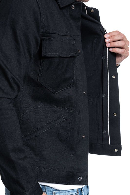 JACK & JONES JJIROYAL OVERSHIRT R211 BLACK DENIM 12155119