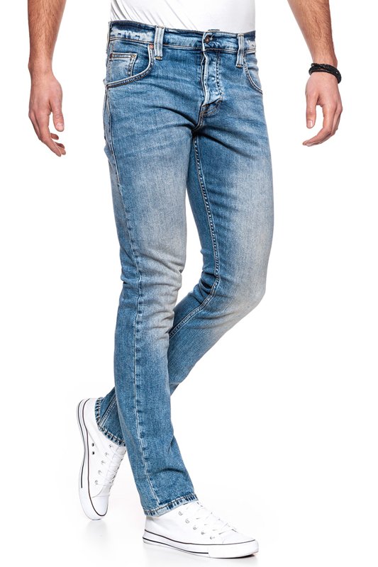 JEANSY MĘSKIE MUSTANG Chicago Tapered DENIM BLUE 1007219 5000 423