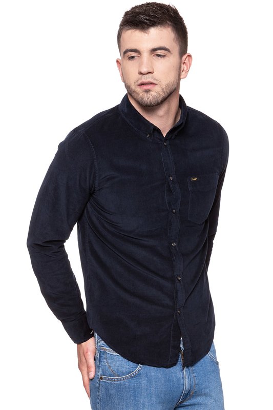 KOSZULA LEE BUTTON DOWN MIDNIGHT BLUE L880MRDB