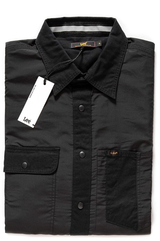 KOSZULA LEE TECHNICAL WHIZZIT SHIRT BLACK L68FUX01