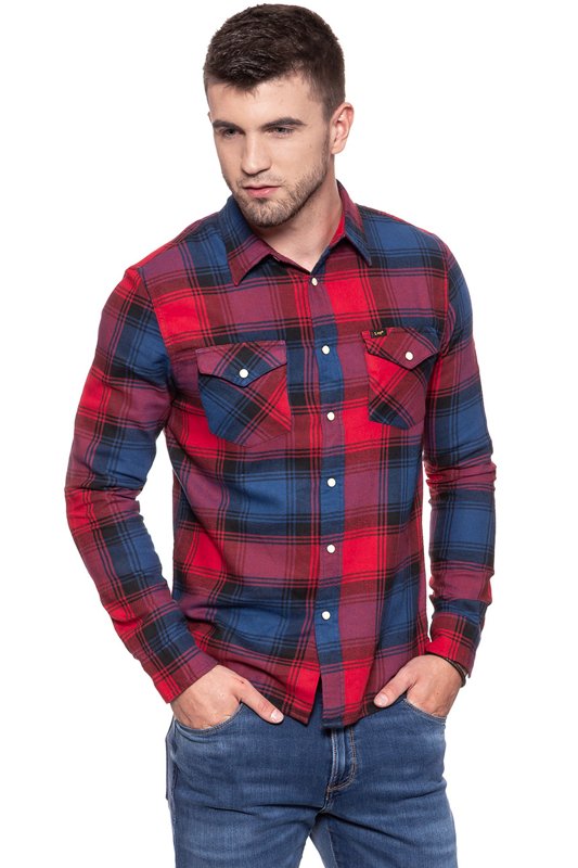 KOSZULA LEE WESTERN SHIRT PRIMARY RED L644MKLK