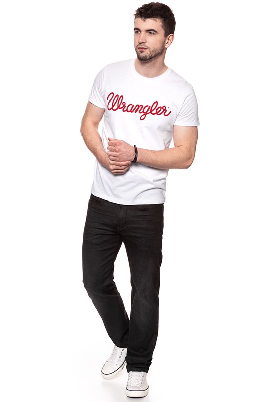 KOSZULKA WRANGLER CREW TEE WHITE W7C51FK12