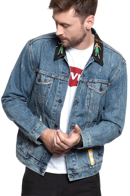 KURTKA JEANSOWA LEVI'S Trucker Jeans Hulahula 723340278