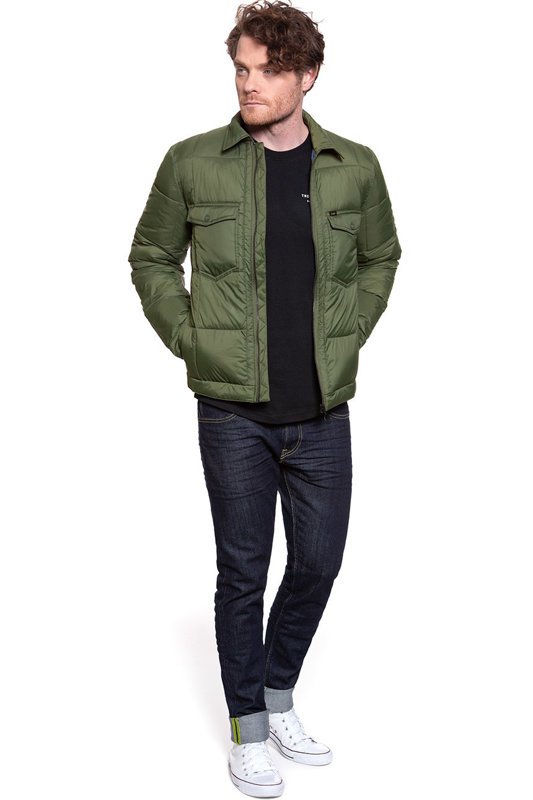 KURTKA MĘSKA LEE LT CHETOPA PUFFER OLIVE GREEN L86MSZNX