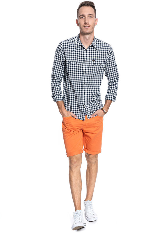 LEE 5 POCKET SHORT MĘSKIE SPODENKI RELAXED SHORT  L73ESBRR