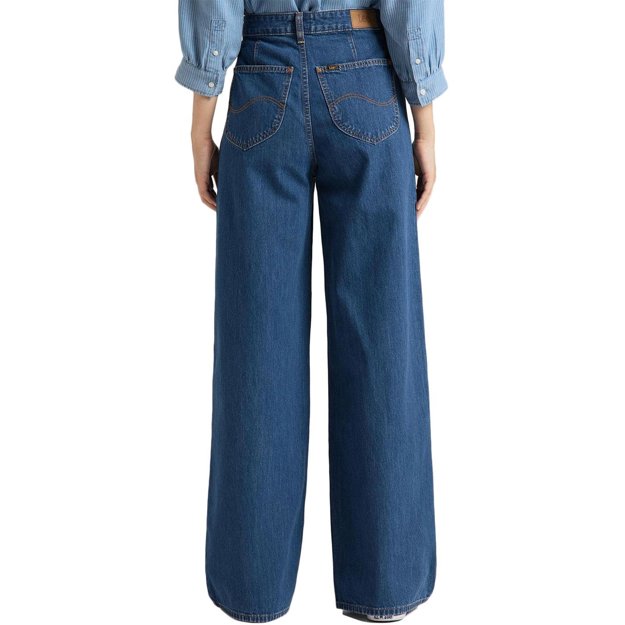 LEE A LINE FLARE DAMSKIE SPODNIE JEANSOWE JEANSY MID JET L31SKEGT