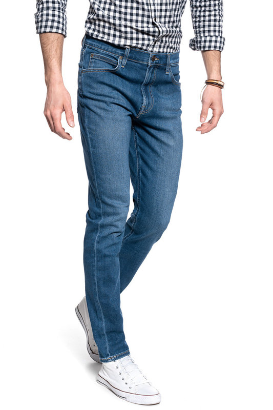 LEE AUSTIN MĘSKIE SPODNIE JEANSOWE MID WORN IN RAY L733NOWH