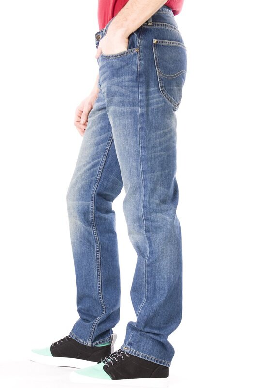 LEE BLAKE MĘSKIE SPODNIE JEANSOWE WORN BLUE L730DFMY