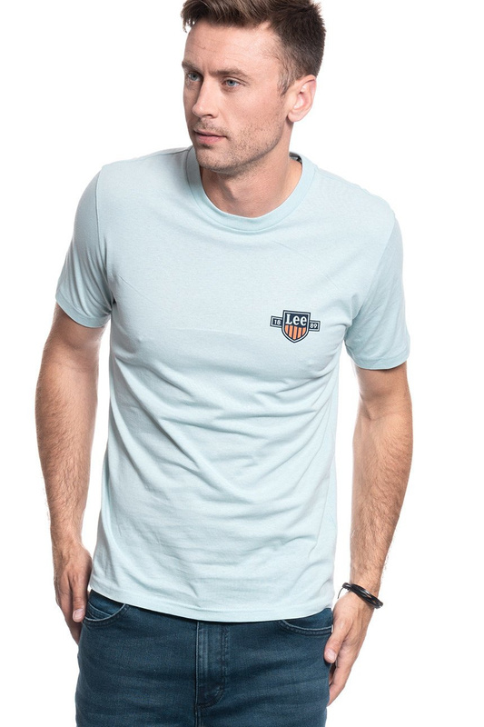 LEE CHEST LOGO TEE STERLING BLUE L61MFENZ