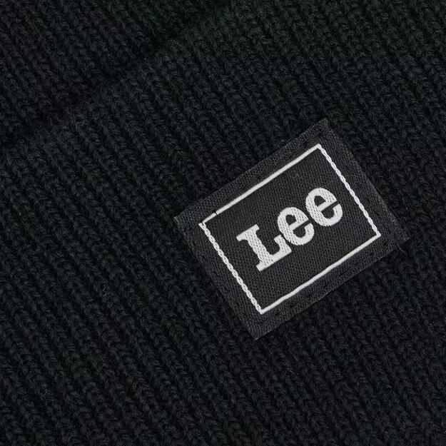 LEE CORE BEANIE MĘSKA CZAPKA ZIMOWA BLACK LG05400