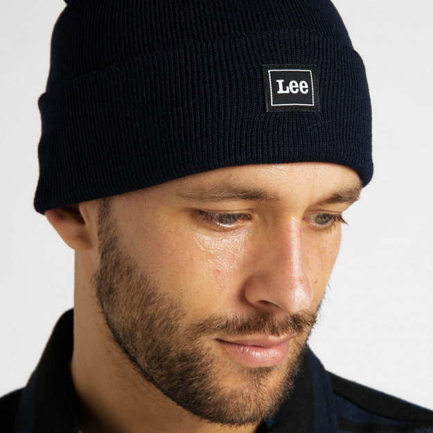 LEE CORE BEANIE NAVY LG054035