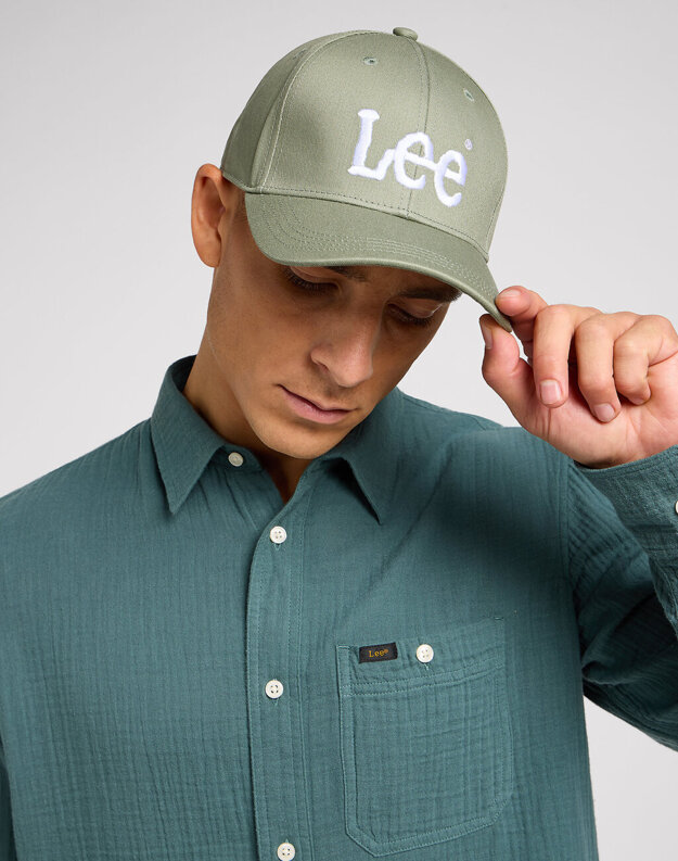 LEE CORE CAP INTUITION MĘSKA CZAPKA Z DASZKIEM GREEN 112351476