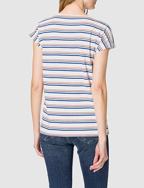 LEE DAMSKA KOSZULKA Z KRÓTKIM RĘKAWEM CAP SLEEVE TEE SUMMER BLUE L41FJXNJ