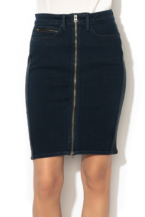 LEE DAMSKA SPÓDNICA JENSOWA Skirt MIDNIGHT L38RFGKJ