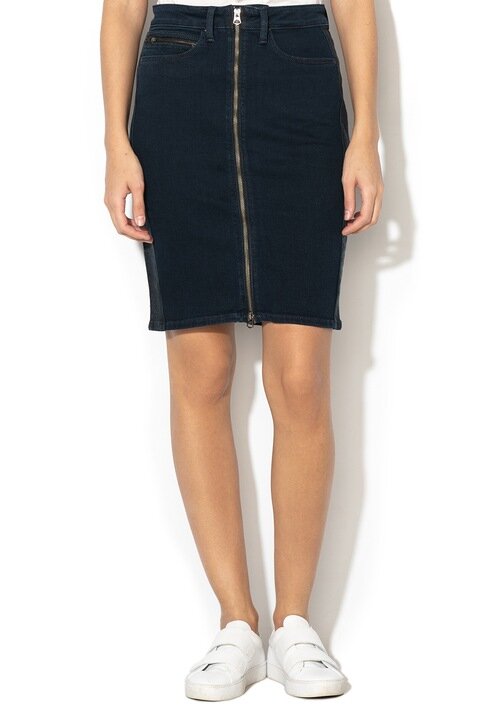 LEE DAMSKA SPÓDNICA JENSOWA Skirt MIDNIGHT L38RFGKJ