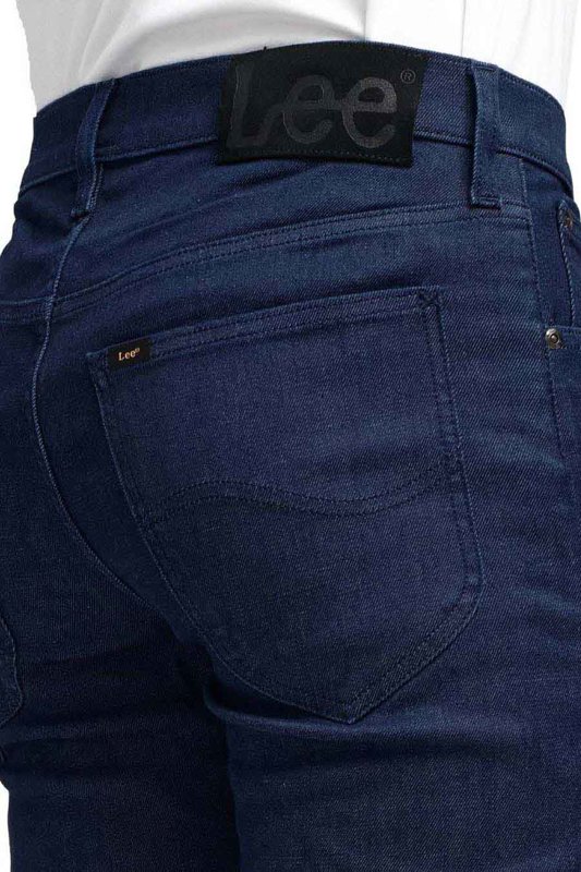 LEE DAREN ZIP FLY MĘSKIE SPODNIE JEANSOWE JEANSY DARK BLUE WOOD L707DHJR