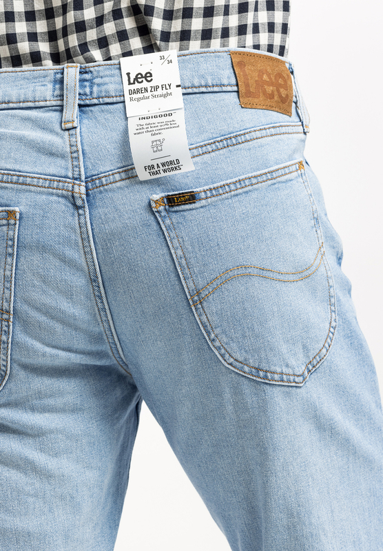 LEE DAREN ZIP FLY MĘSKIE SPODNIE JEANSOWE JEANSY DŻINSY BLUE SKY LIGHT L707ICC25