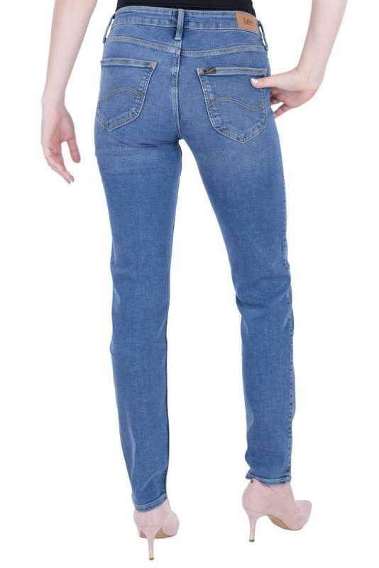 LEE ELLY MID DAMSKIE SPODNIE JEANSOWE WORN MARTHA L305QDTO