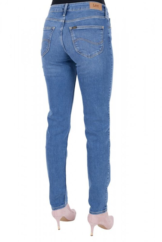 LEE ELLY MID DAMSKIE SPODNIE JEANSOWE WORN MARTHA L305QDTO