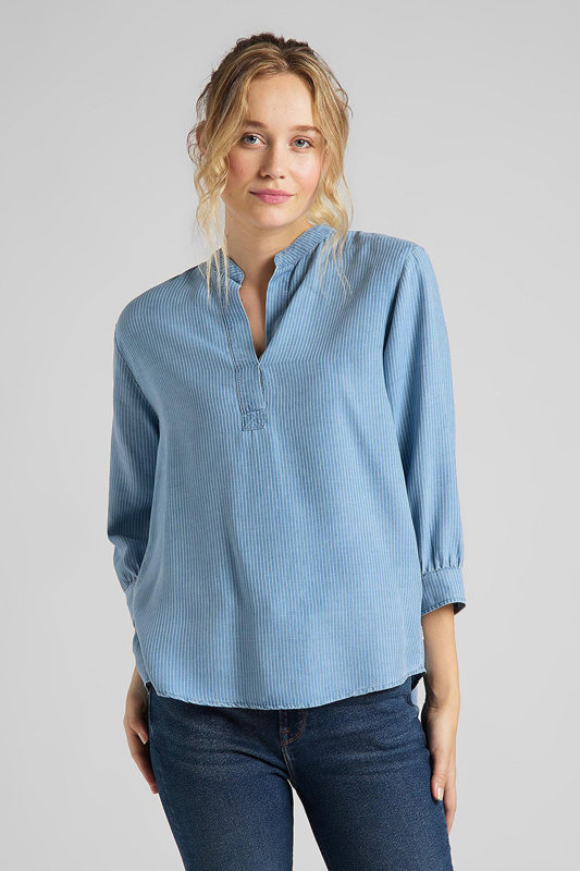 LEE ESSENTIAL BLOUSE DAMSKA KOSZULA FADED BLUE L45VGIOF