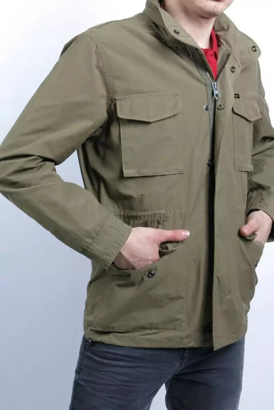 LEE FIELD JACKET MĘSKA KURTKA PRZEJŚCIOWA UTILITY GREEN L88RCYNG