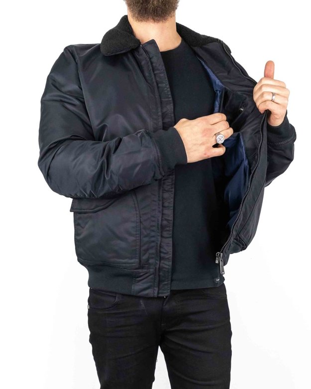 LEE FLIGHT JACKET BLACK L88GOS01