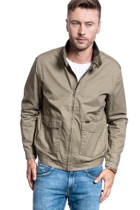 LEE HARRINGTON JACKET REGULAR UTILITY GREEN L88TCRNG