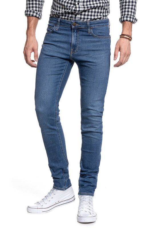 LEE MALONE MĘSKIE SPODNIE JEANSOWE JEANSY EASY BLUE L736DIZK