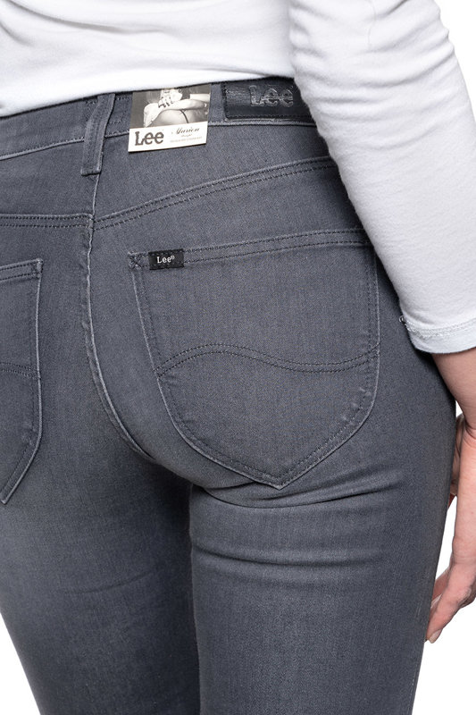 LEE MARION DAMSKIE SPODNIE JEANSOWE JEANSY  DARK IRON L301PMUZ