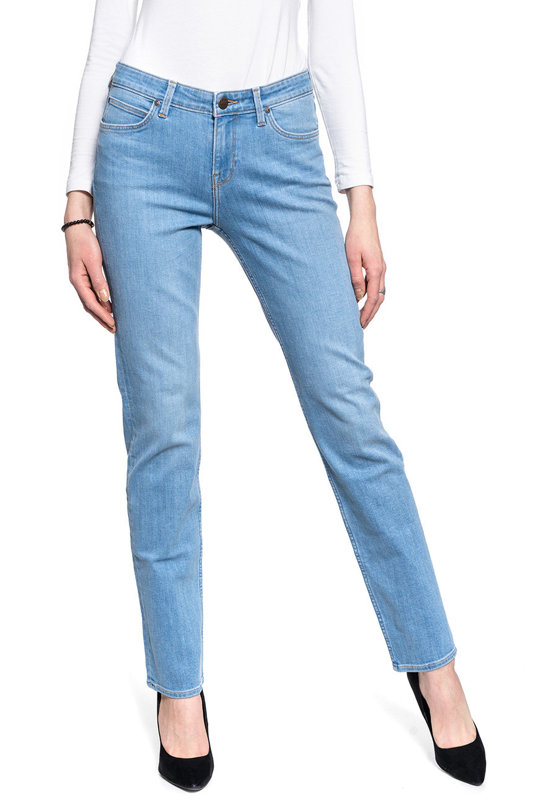 LEE MARION STRAIGHT DAMSKIE SPODNIE JEANSOWE MID LINA L301OPSR