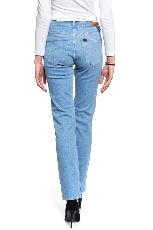 LEE MARION STRAIGHT DAMSKIE SPODNIE JEANSOWE MID LINA L301OPSR